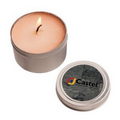 2 Oz. Mango and Papaya Round Tin Soy Candle